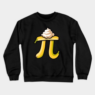 Banana Cream Pie Pi Day Crewneck Sweatshirt